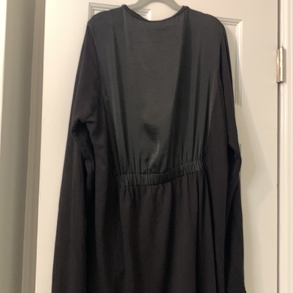 Vera Wang black drawstring dress with pockets Medium - Picture 7 of 10
